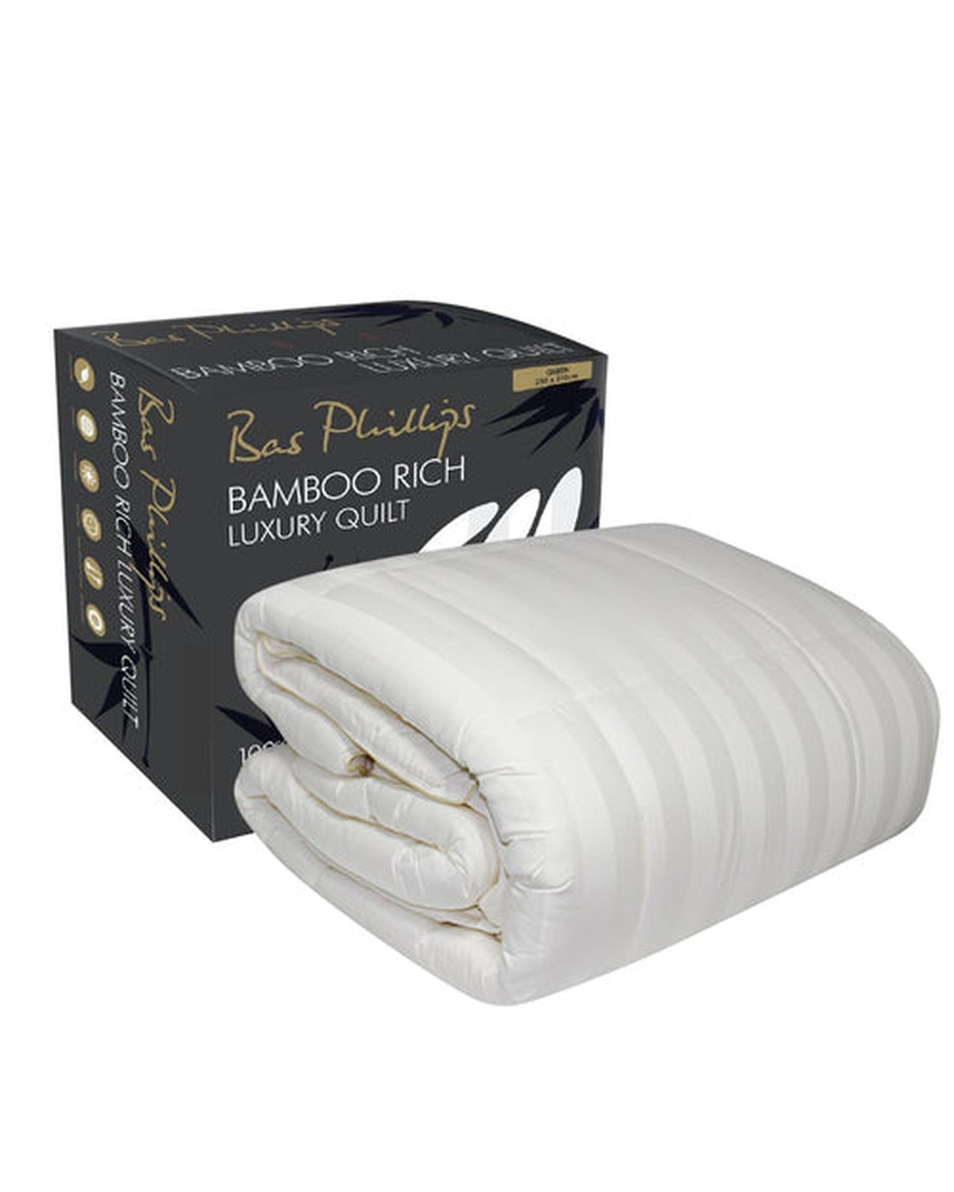 Bas Phillips Bamboo Rich Quilt - 400GSM Bas Phillips