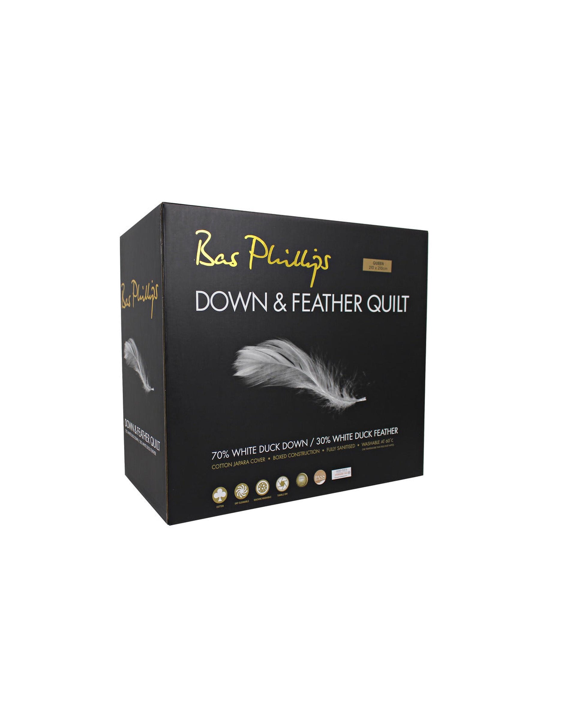 Bas Phillips 70/30 Down & Feather Quilt Bas Phillips