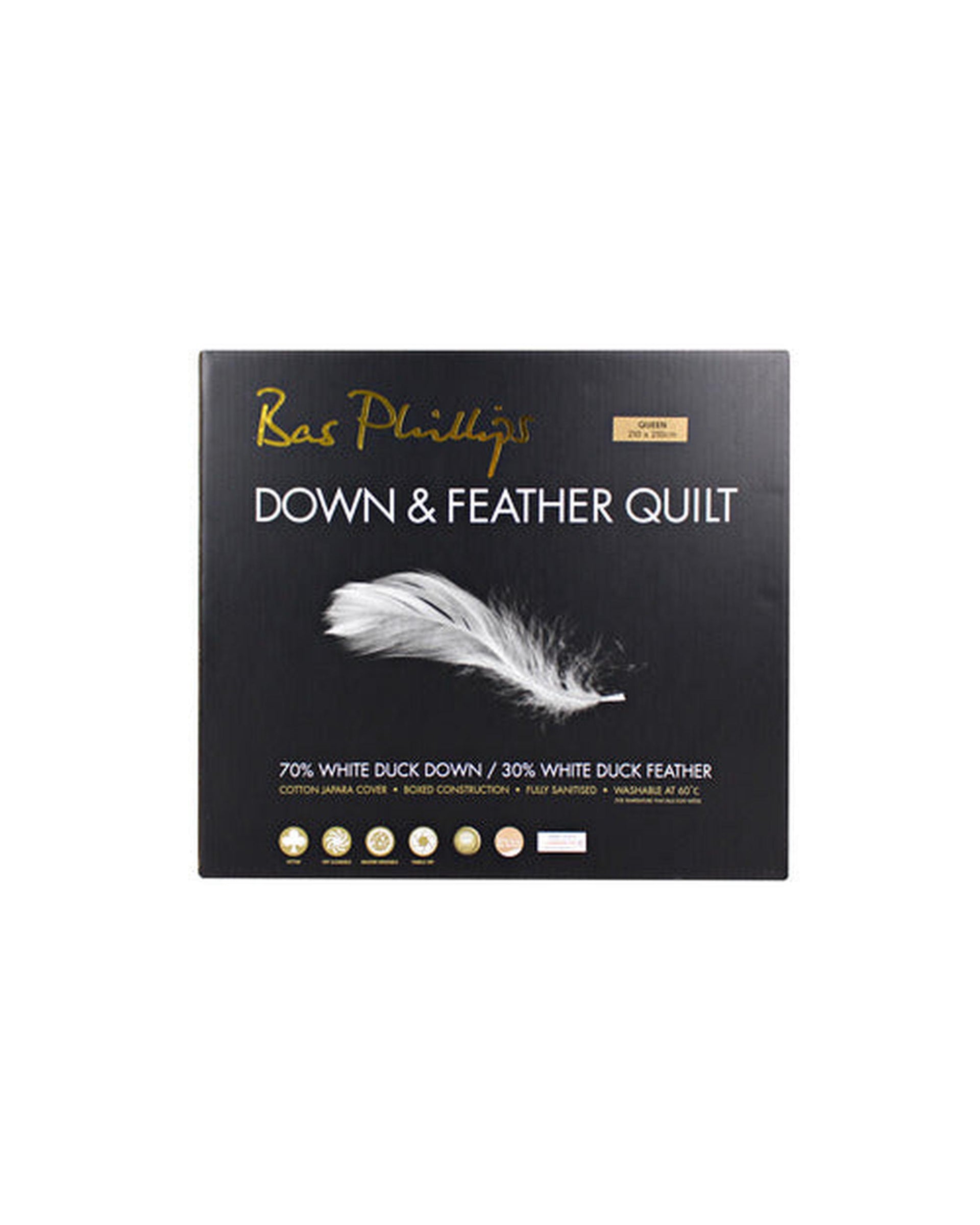 Bas Phillips 70/30 Down & Feather Quilt Bas Phillips