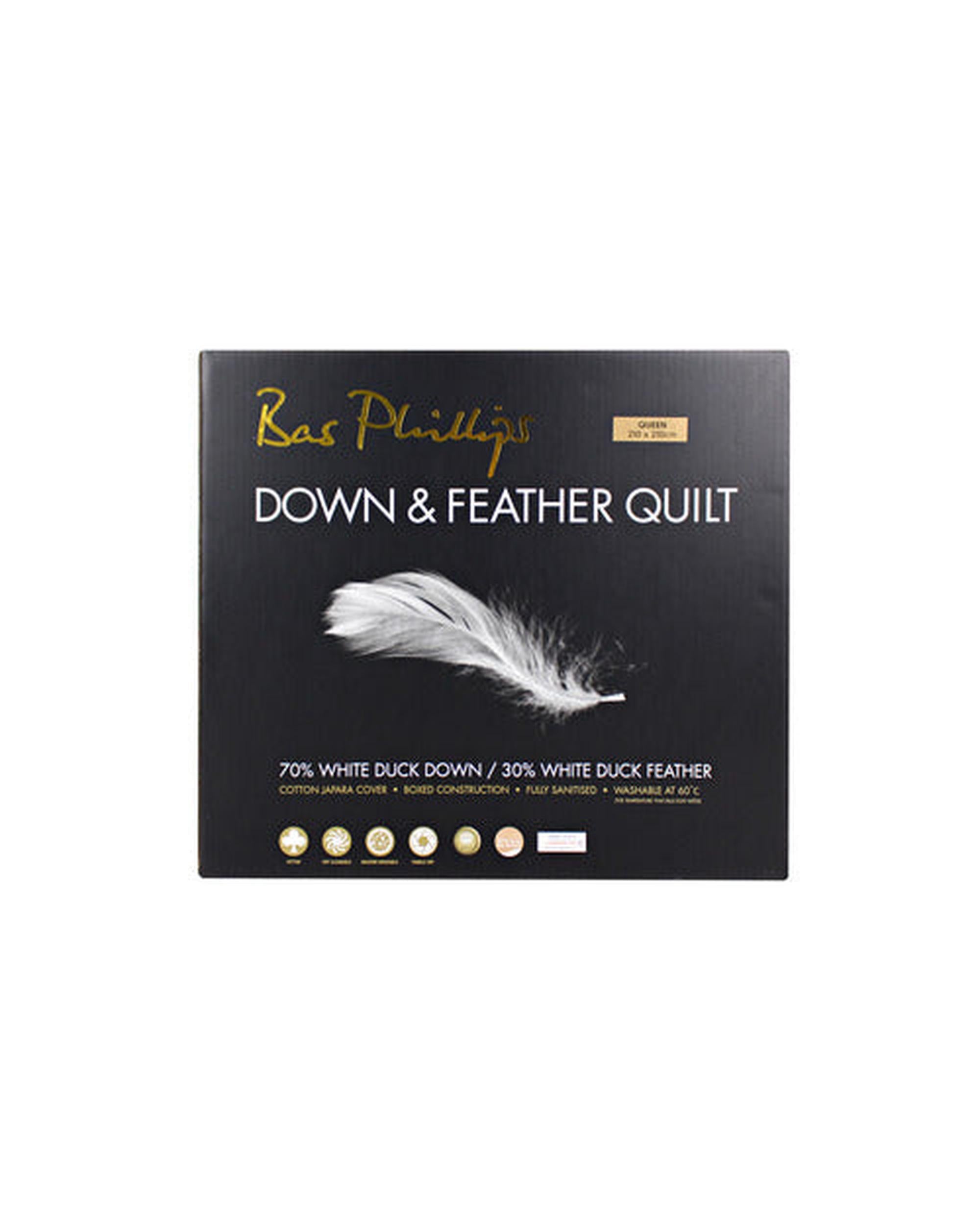 Bas Phillips 70/30 Down & Feather Quilt Bas Phillips