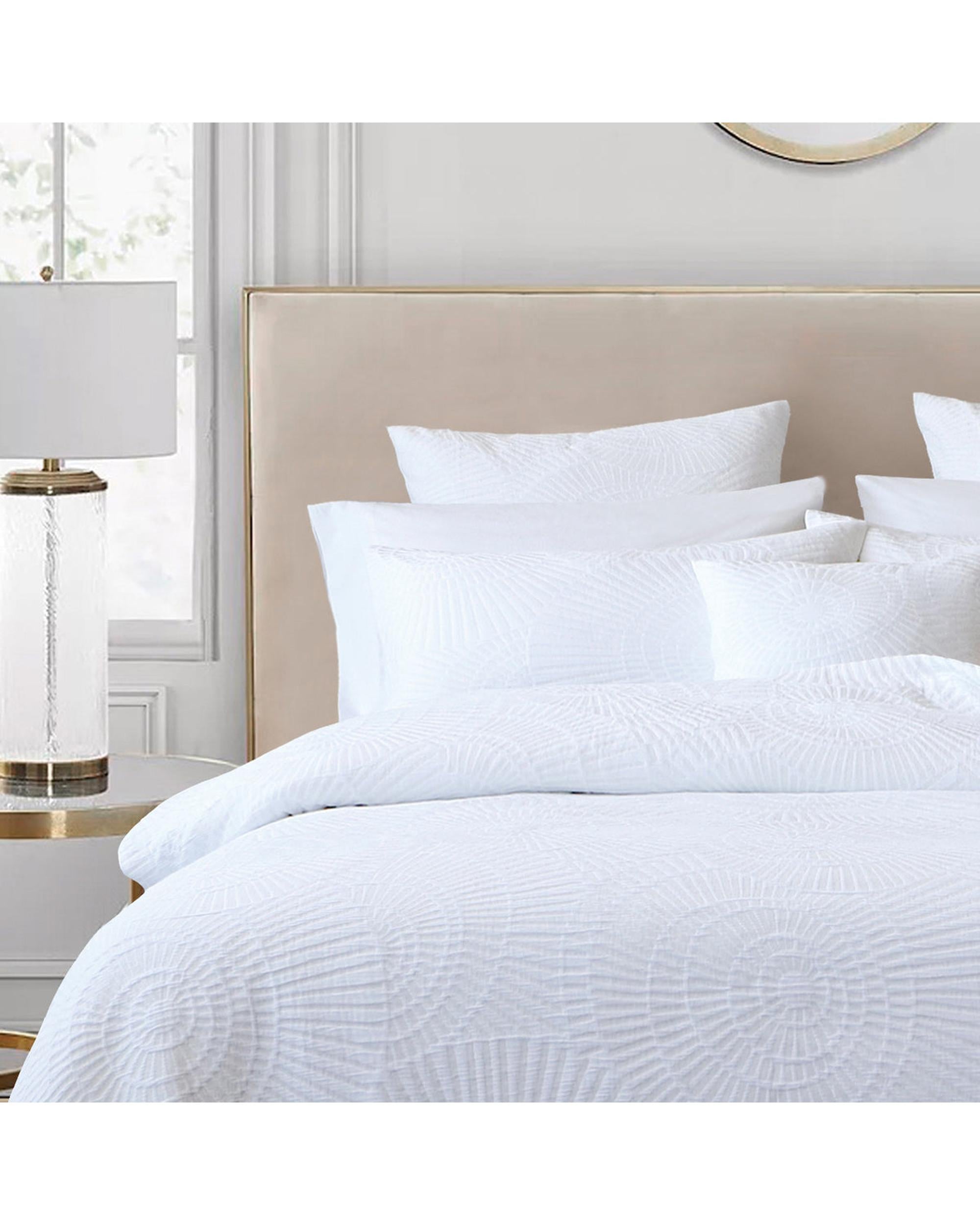 Bianca Bedding Byron White Quilt Cover Set Bianca Bedding