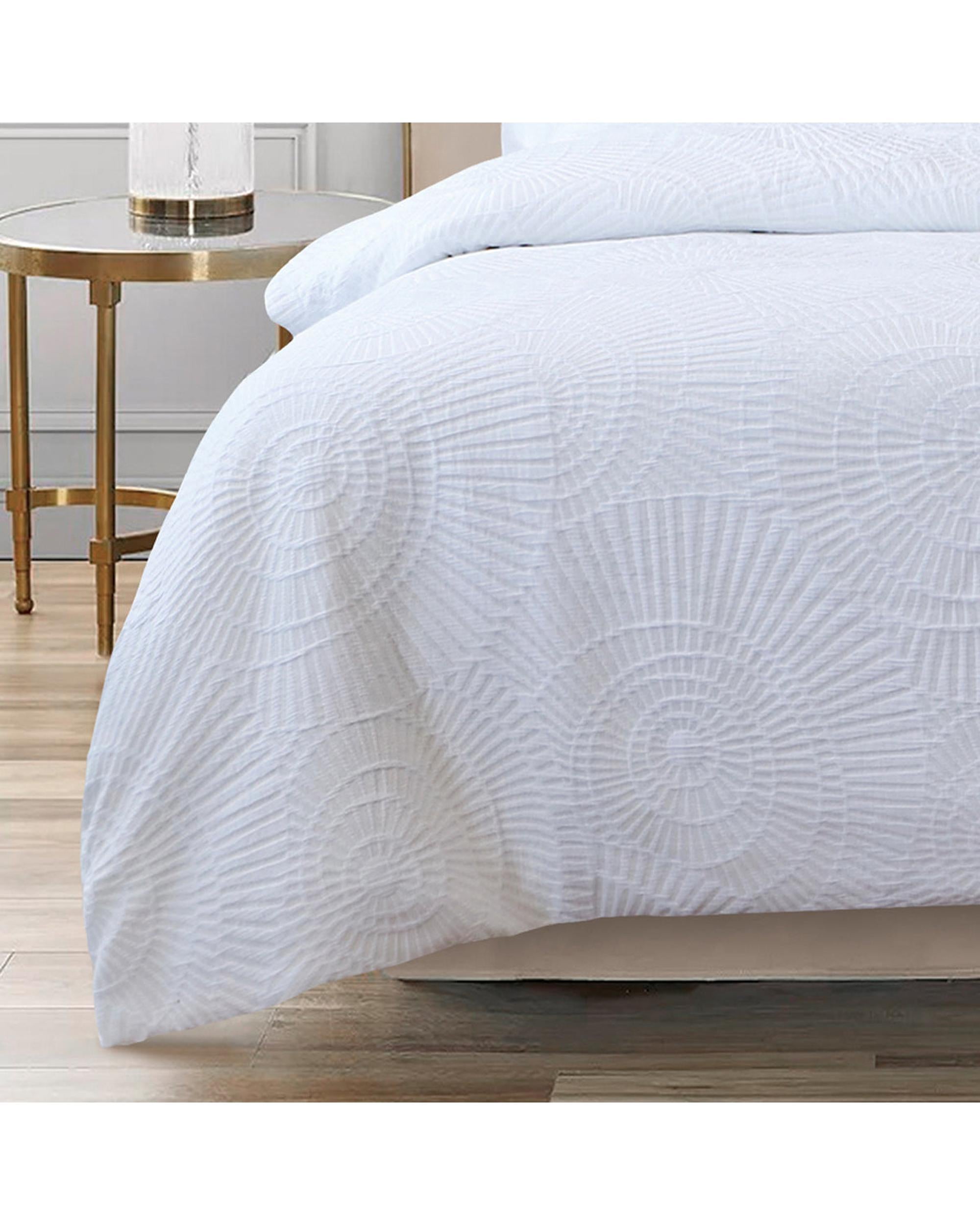 Bianca Bedding Byron White Quilt Cover Set Bianca Bedding