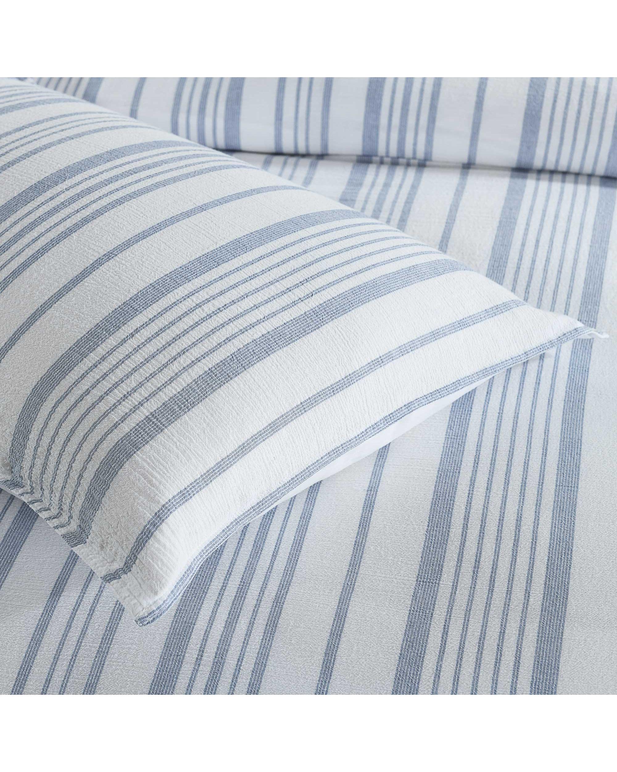 Bianca Bedding CAYMAN QUILT COVER SET BLUE Bianca Bedding
