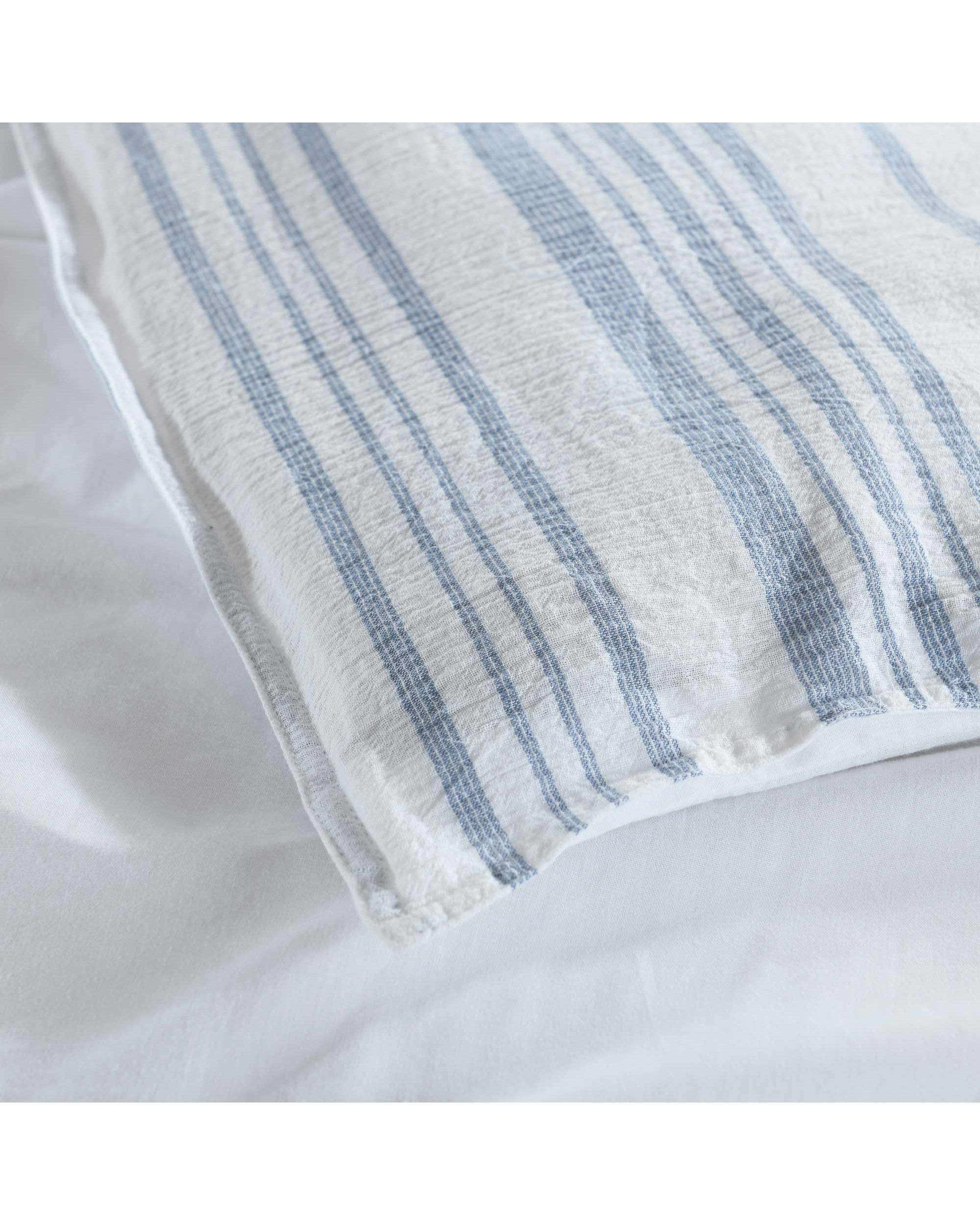 Bianca Bedding CAYMAN QUILT COVER SET BLUE Bianca Bedding