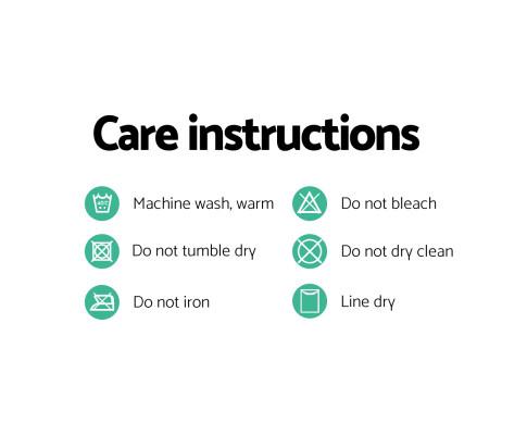 Diamond Pintuck Quilt Cover Set - White Giselle