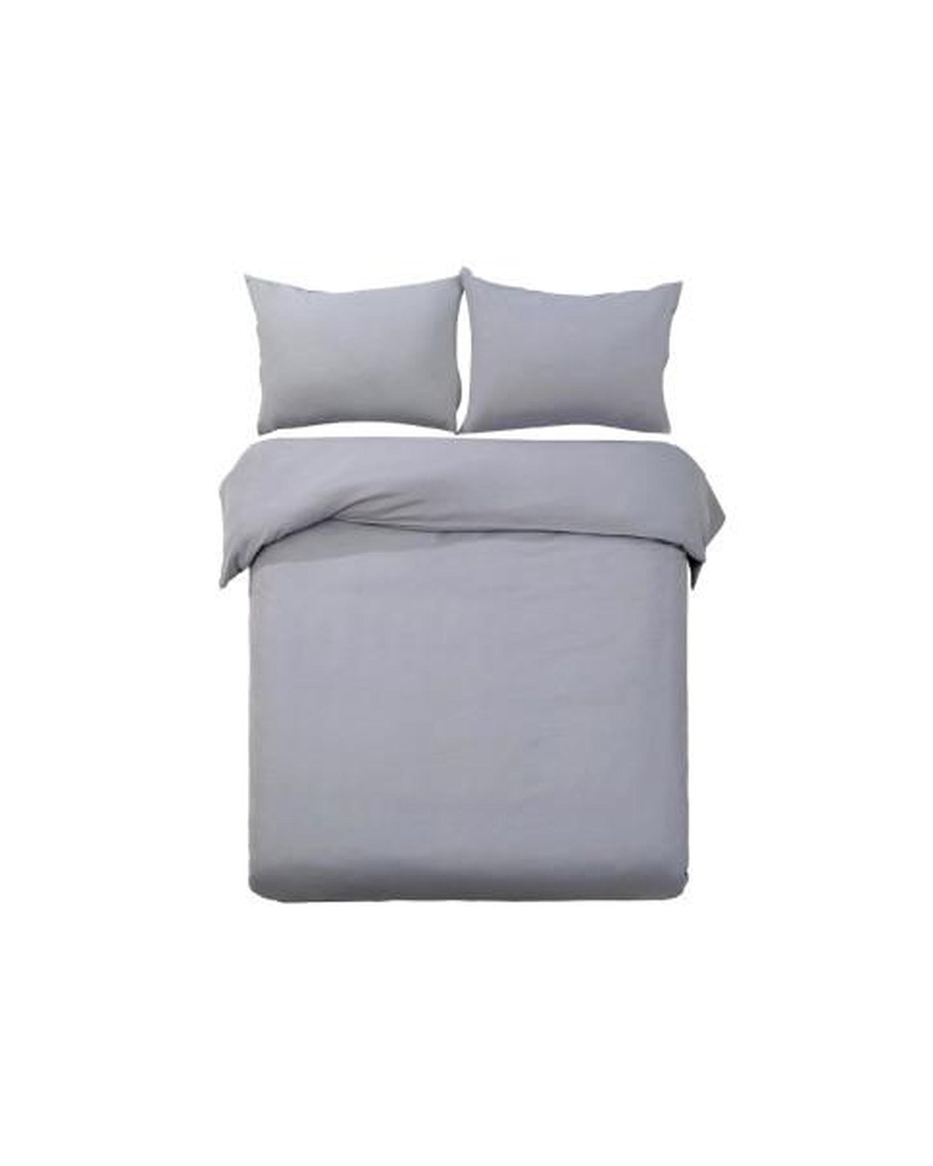 Classic Quilt Cover Set - Grey Giselle