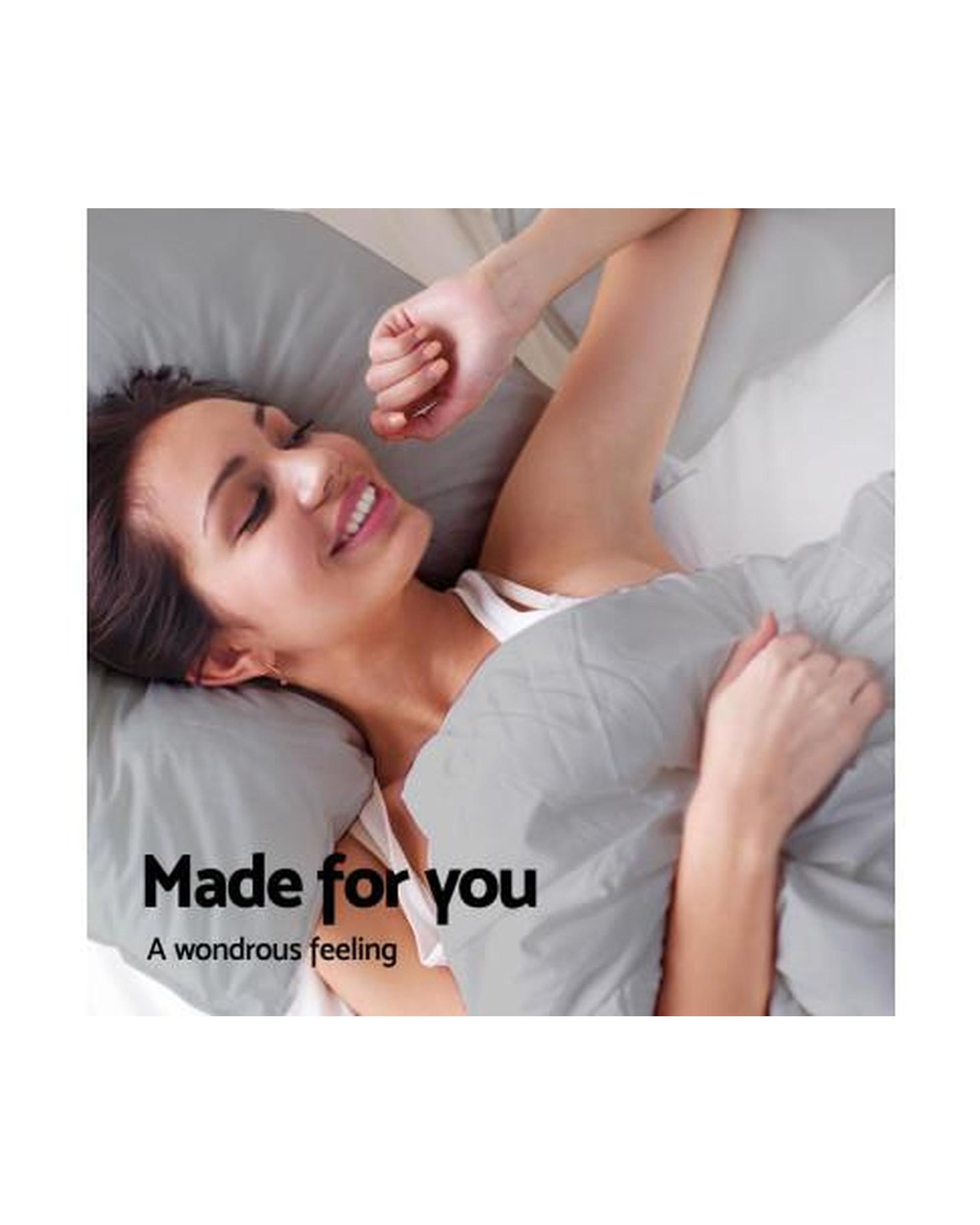 Classic Quilt Cover Set - Grey Giselle