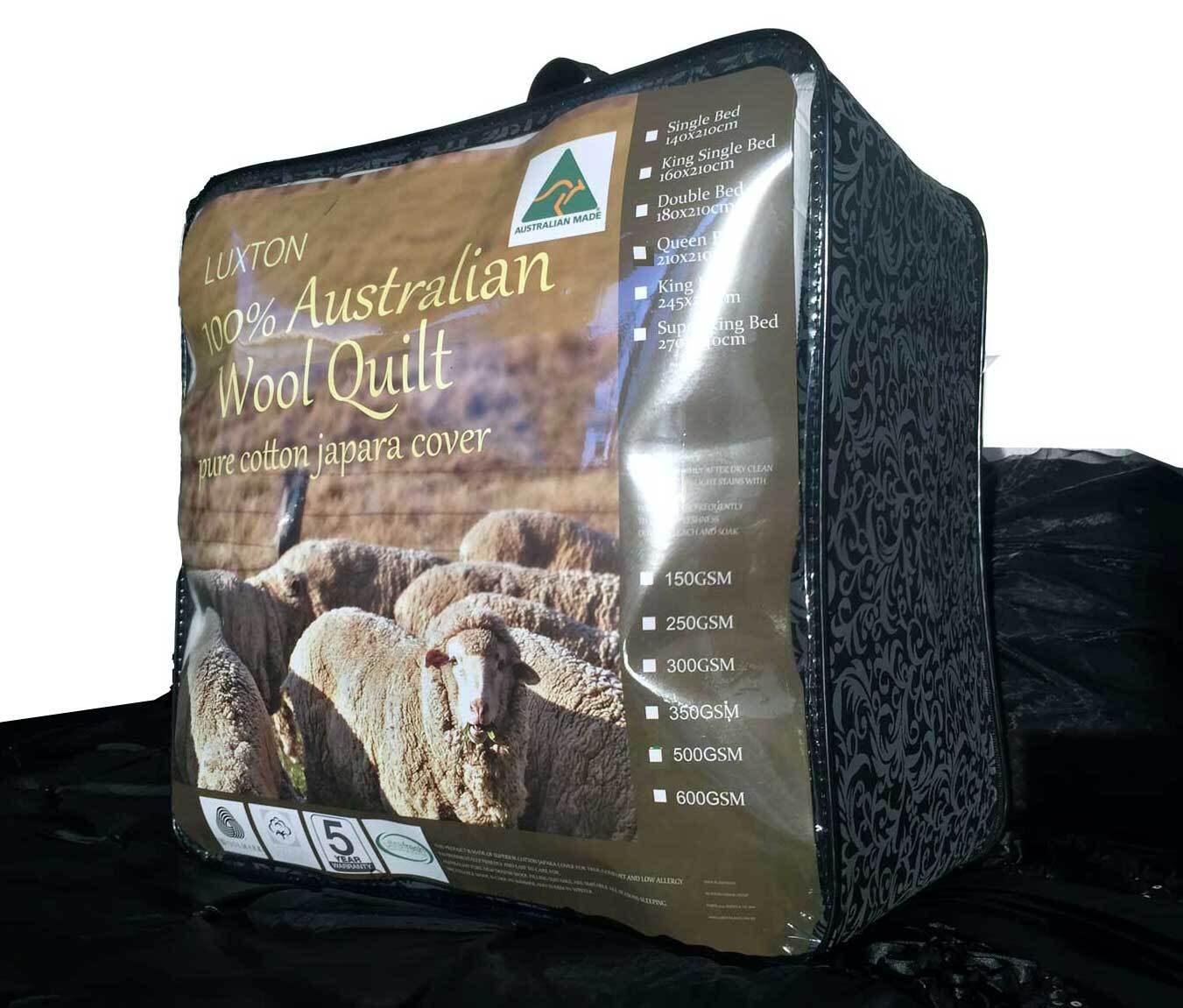 Luxton 500GSM Microfibre Warm Quilt Luxton