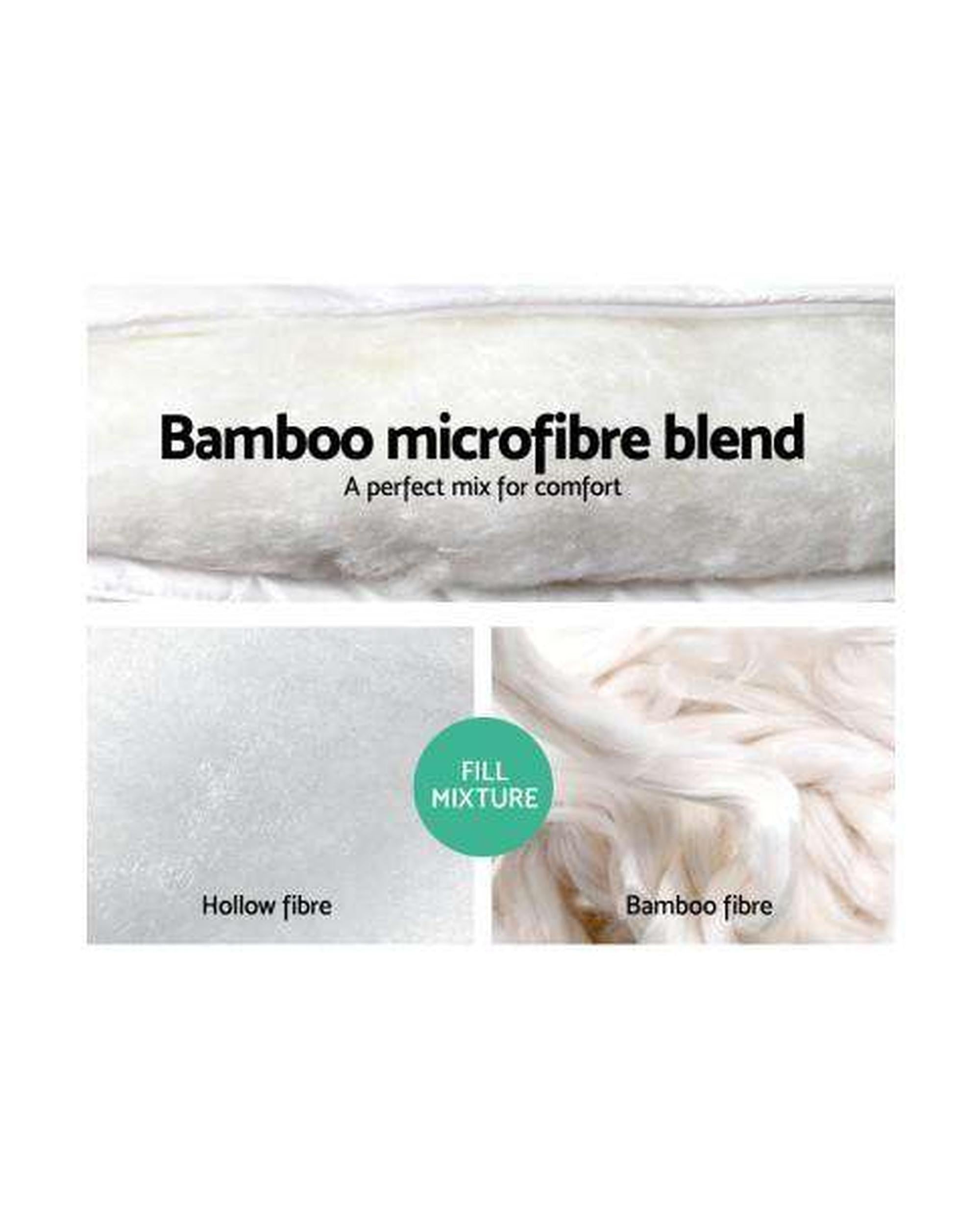 700GSM Bamboo Microfibre Quilt Giselle