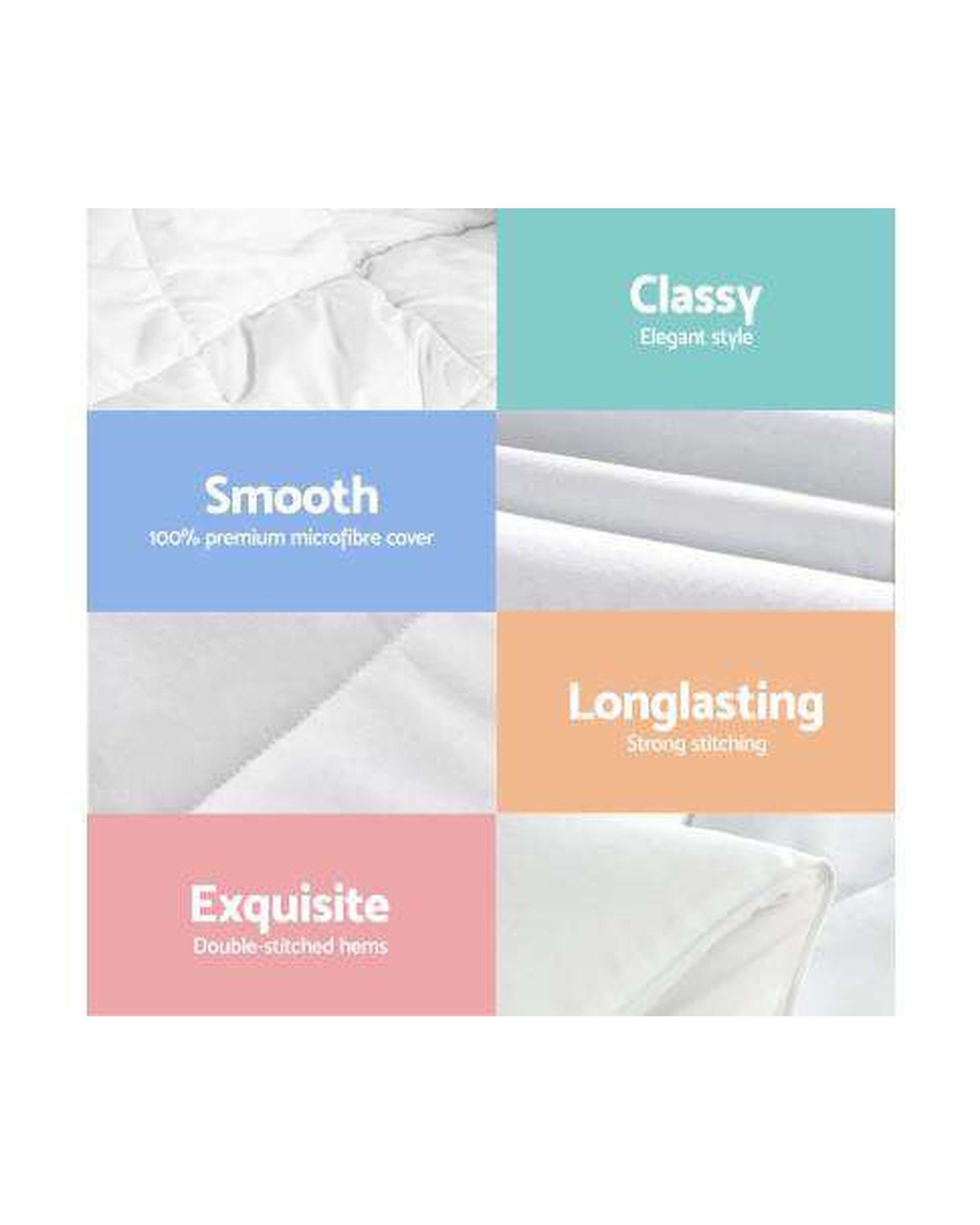 700GSM Bamboo Microfibre Quilt Giselle