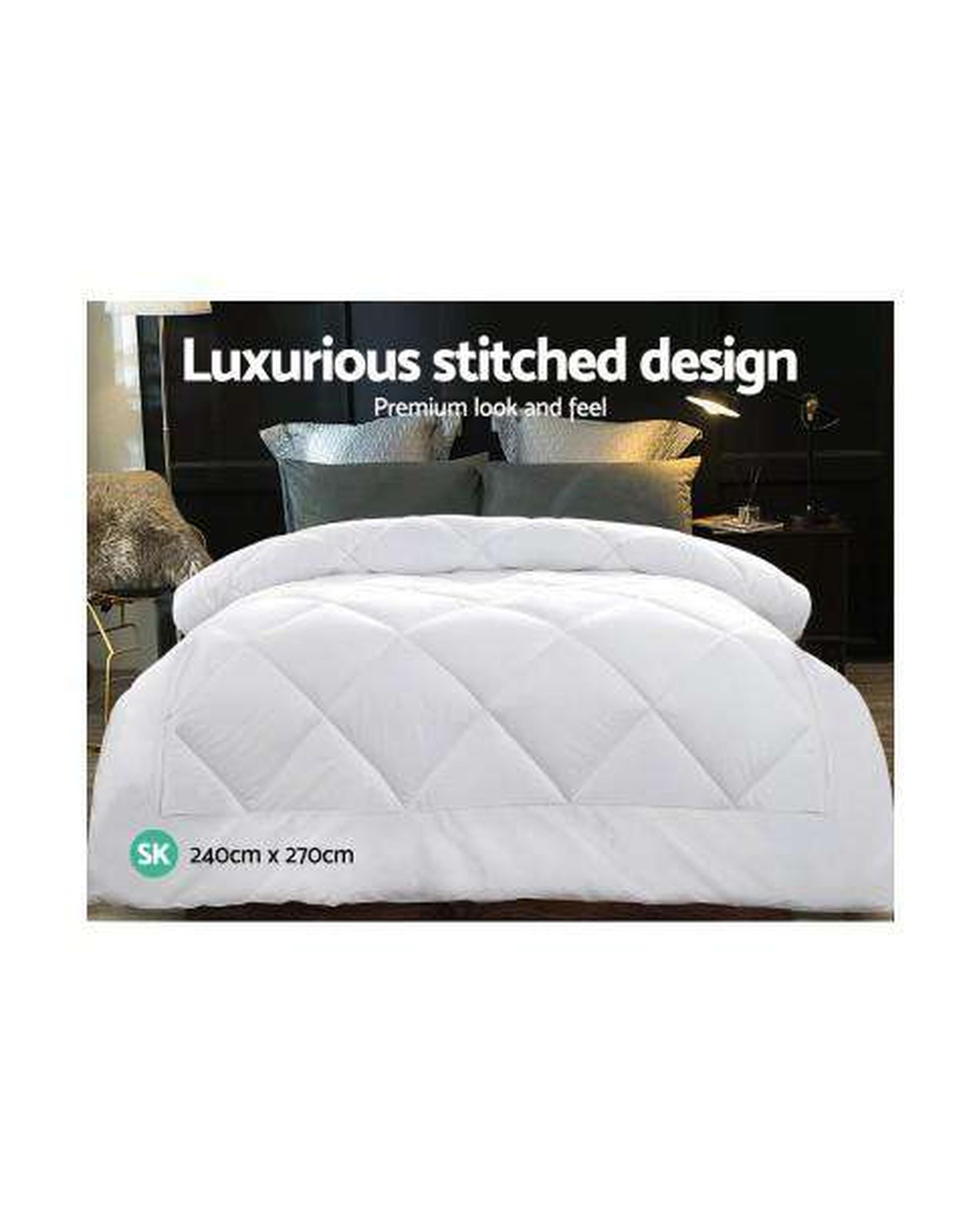 Microfiber Microfibre Bamboo Quilt Winter Duvet Doona Giselle