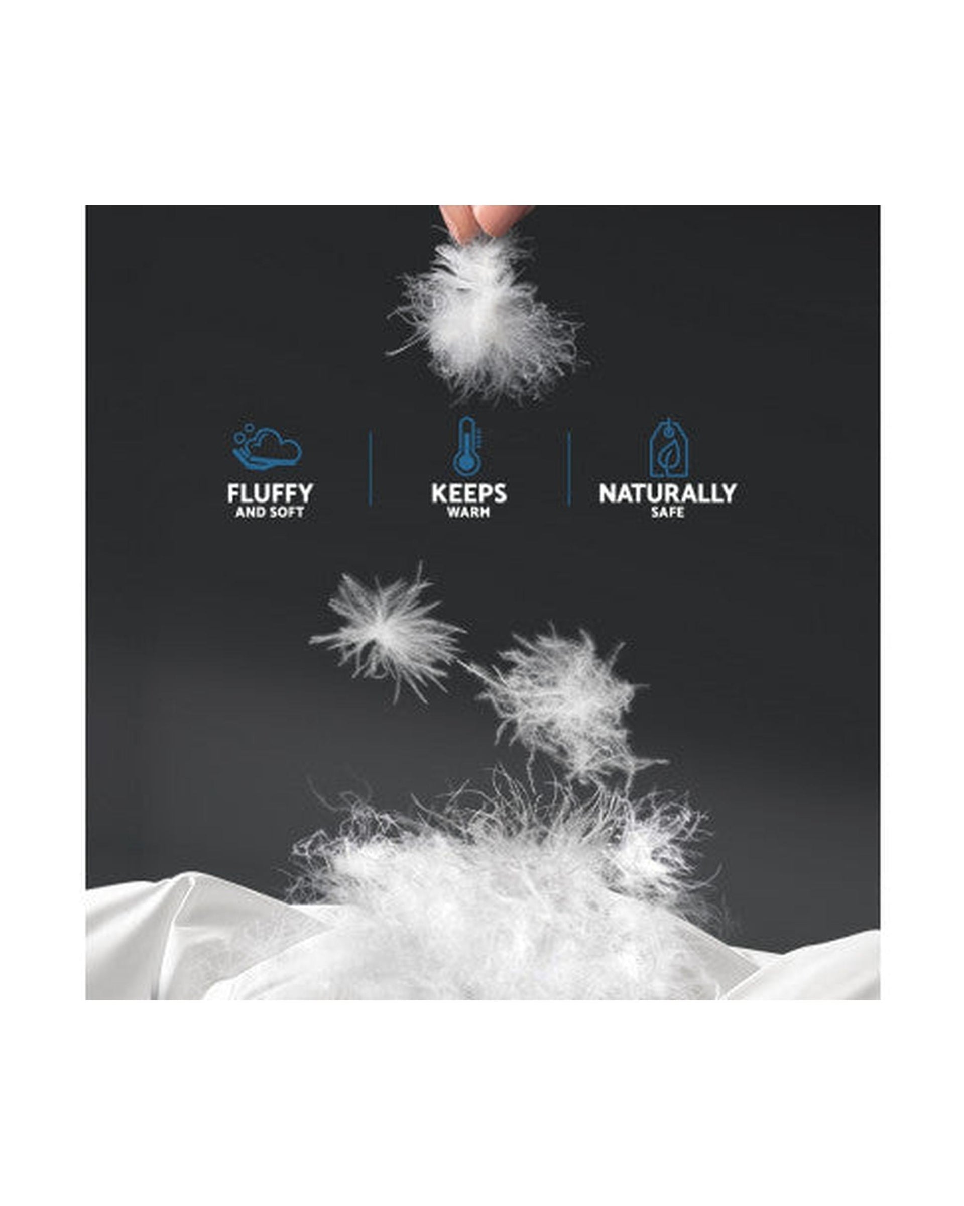 Duck Down Feather Quilt 500GSM Giselle