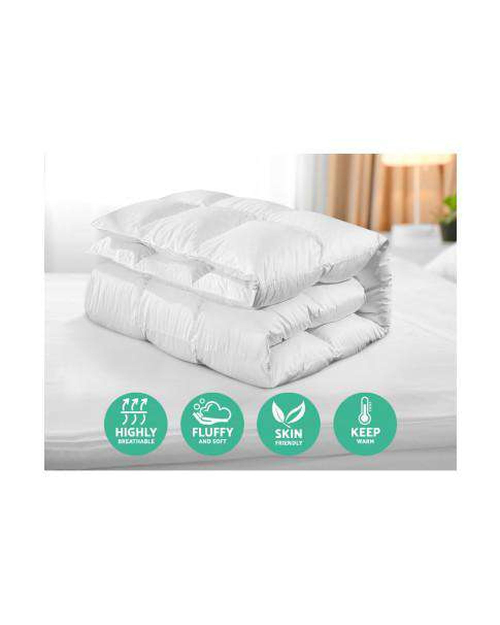 Goose Down Quilt - 800GSM Giselle