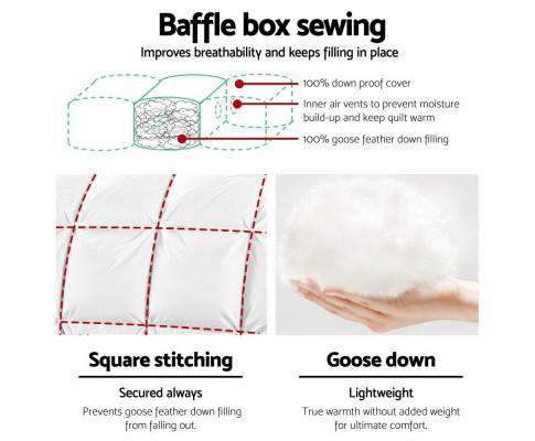 Goose Down Quilt - 500GSM Giselle