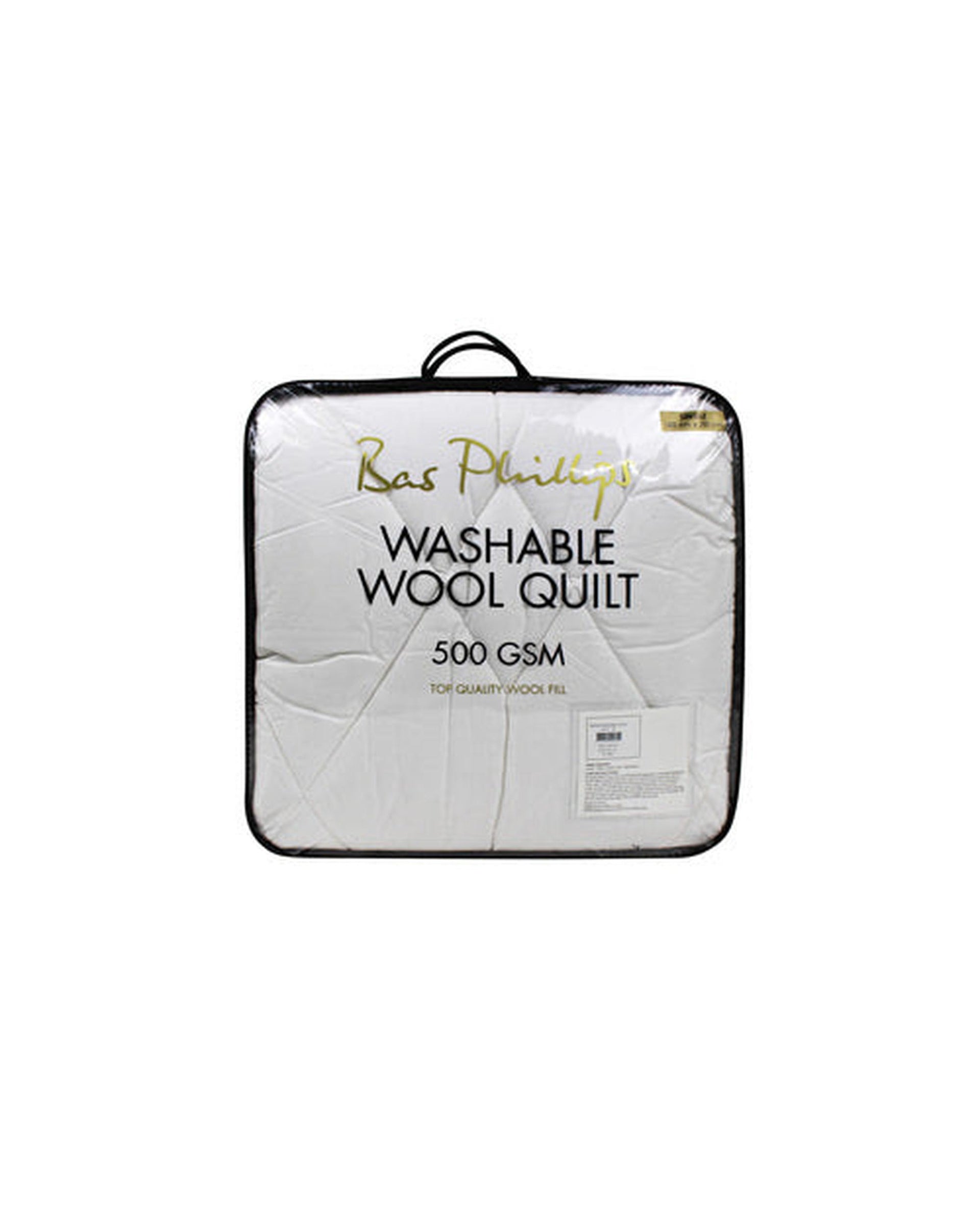 Bas Phillips Washable Wool Quilt - 500GSM Bas Phillips