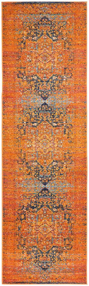 Radiance 400 Rust Runner Rug Rug Culture