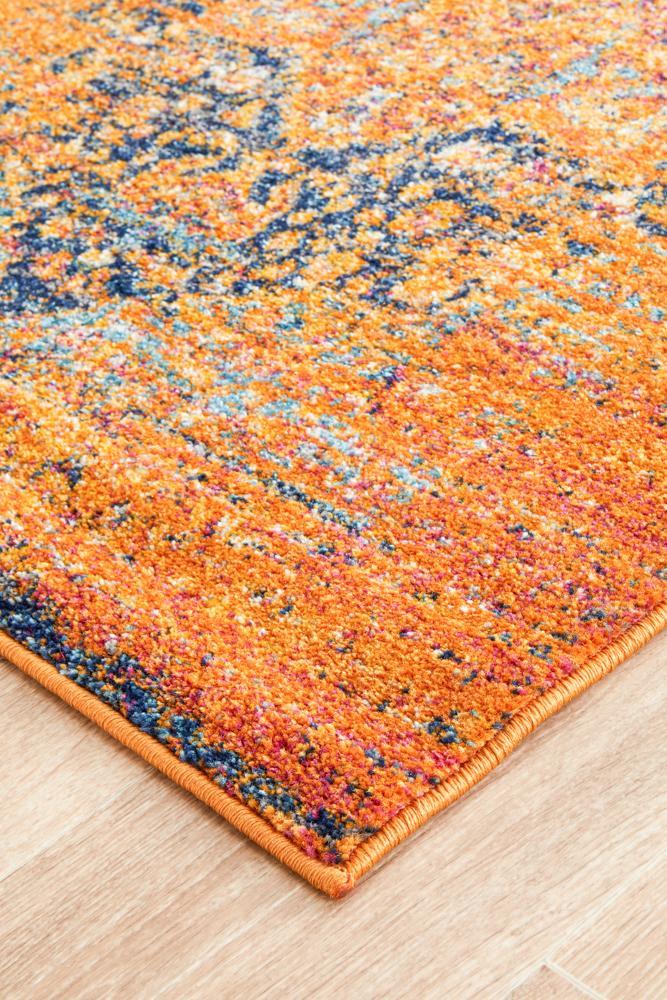 Radiance 400 Rust Runner Rug Rug Culture