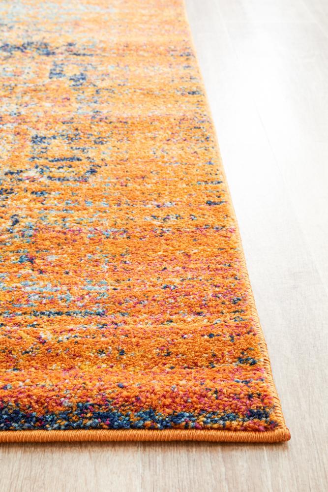 Radiance 400 Rust Runner Rug Rug Culture