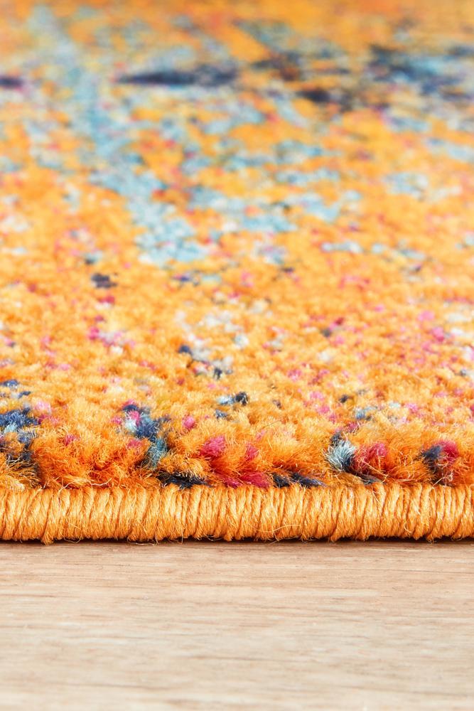 Radiance 400 Rust Runner Rug Rug Culture