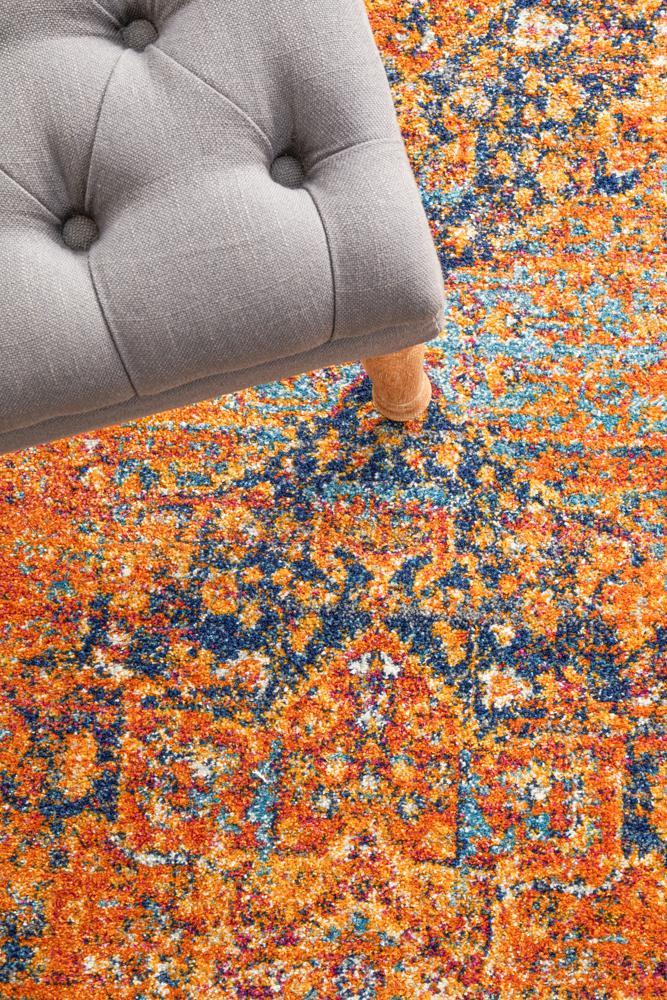 Radiance 400 Rust Runner Rug Rug Culture