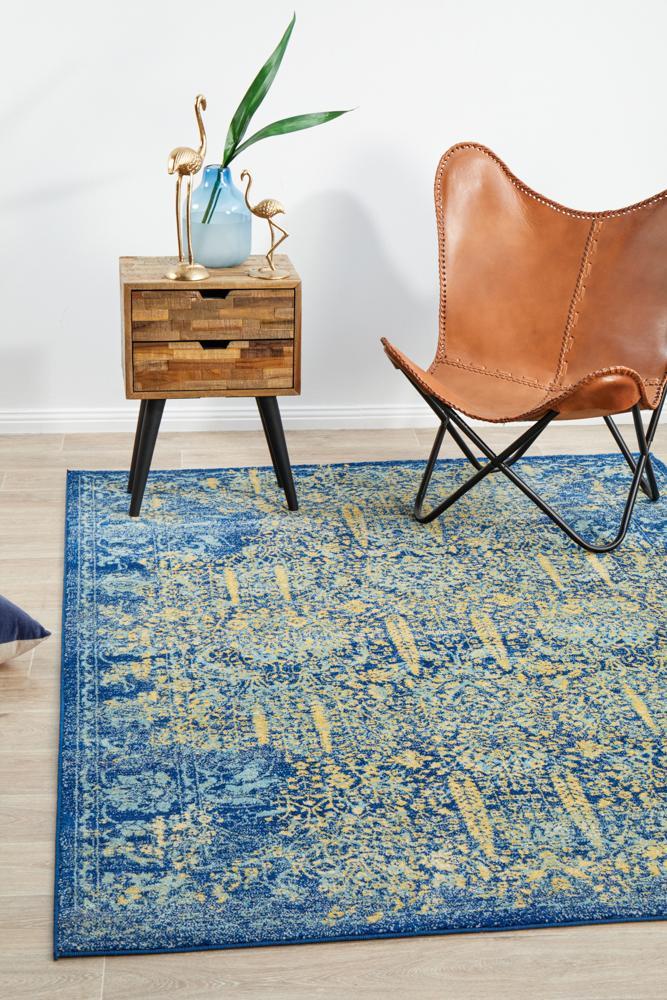 Radiance 411 Royal Blue Rug Rug Culture