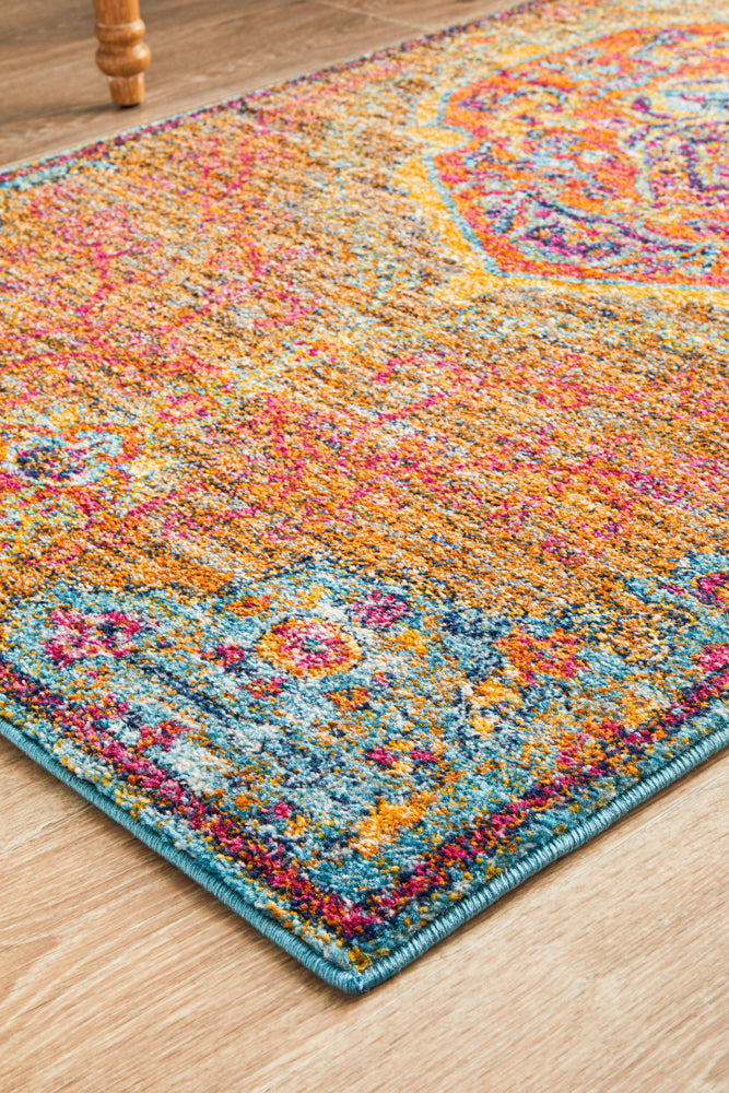 Radiance 422 Tangerine Runner Rug Rug Culture