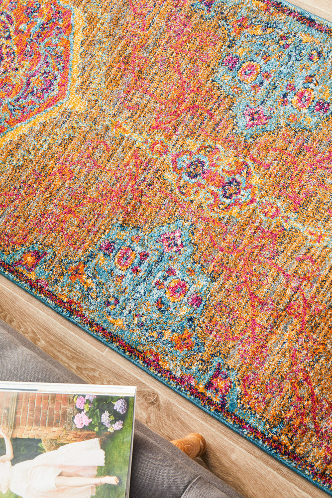 Radiance 422 Tangerine Runner Rug Rug Culture