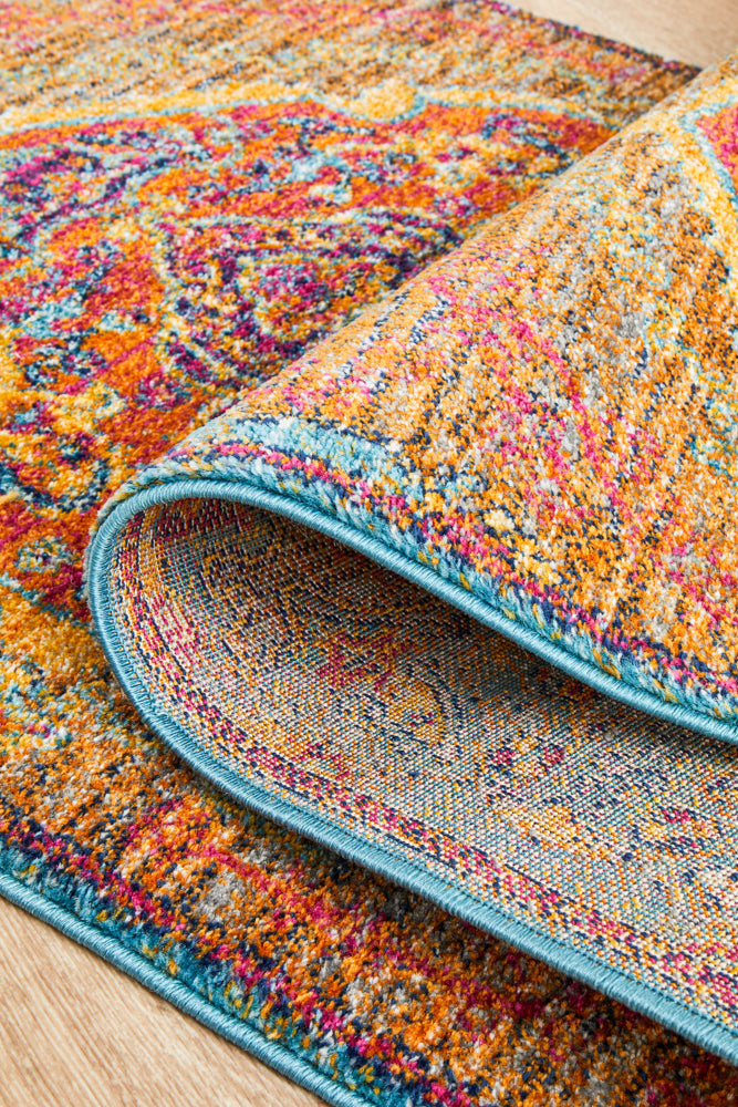 Radiance 422 Tangerine Runner Rug Rug Culture