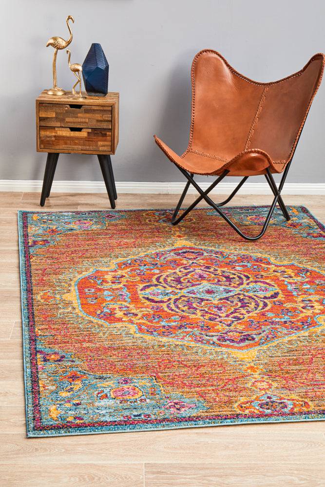 Radiance 422 Tangerine Rug Rug Culture