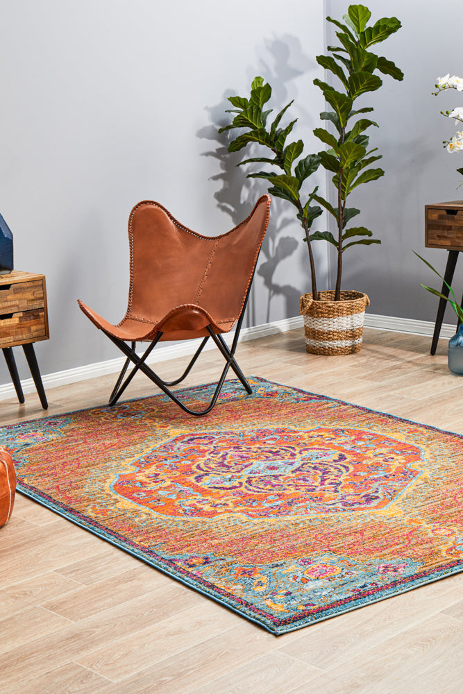 Radiance 422 Tangerine Rug Rug Culture