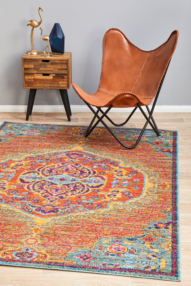 Radiance 422 Tangerine Rug Rug Culture