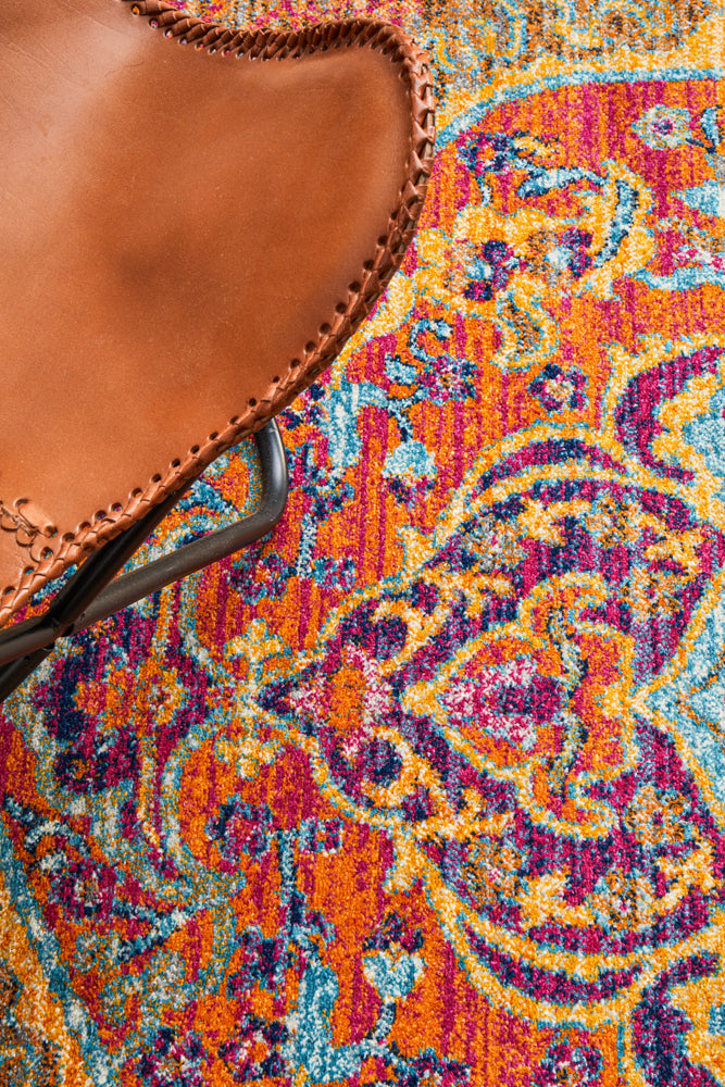 Radiance 422 Tangerine Rug Rug Culture