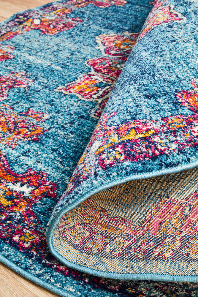 Radiance 433 Marine Round Rug Rug Culture