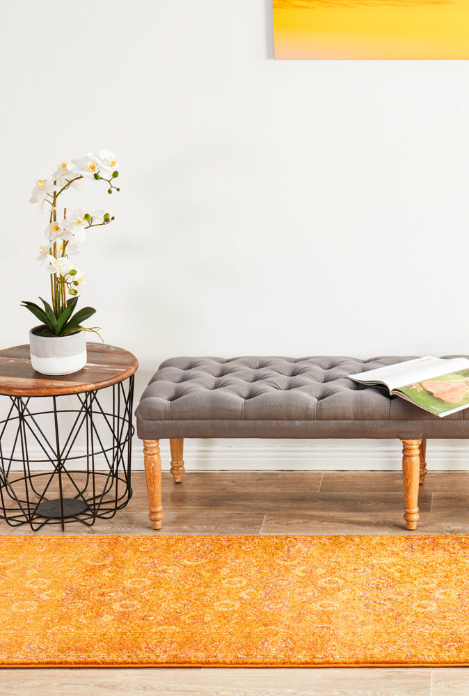 Radiance 444 Burnt Orange Runner Rug Rug Culture