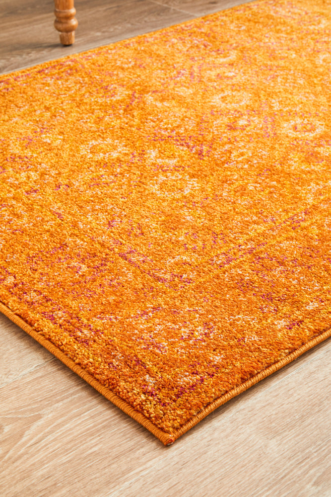Radiance 444 Burnt Orange Runner Rug Rug Culture