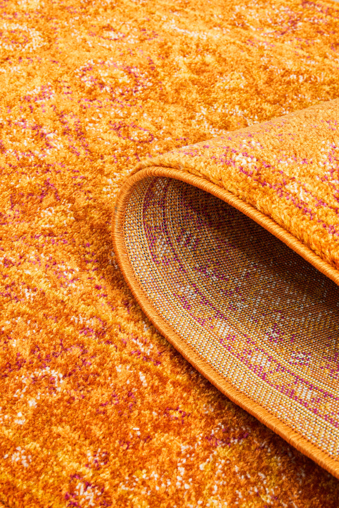 Radiance 444 Burnt Orange Runner Rug Rug Culture