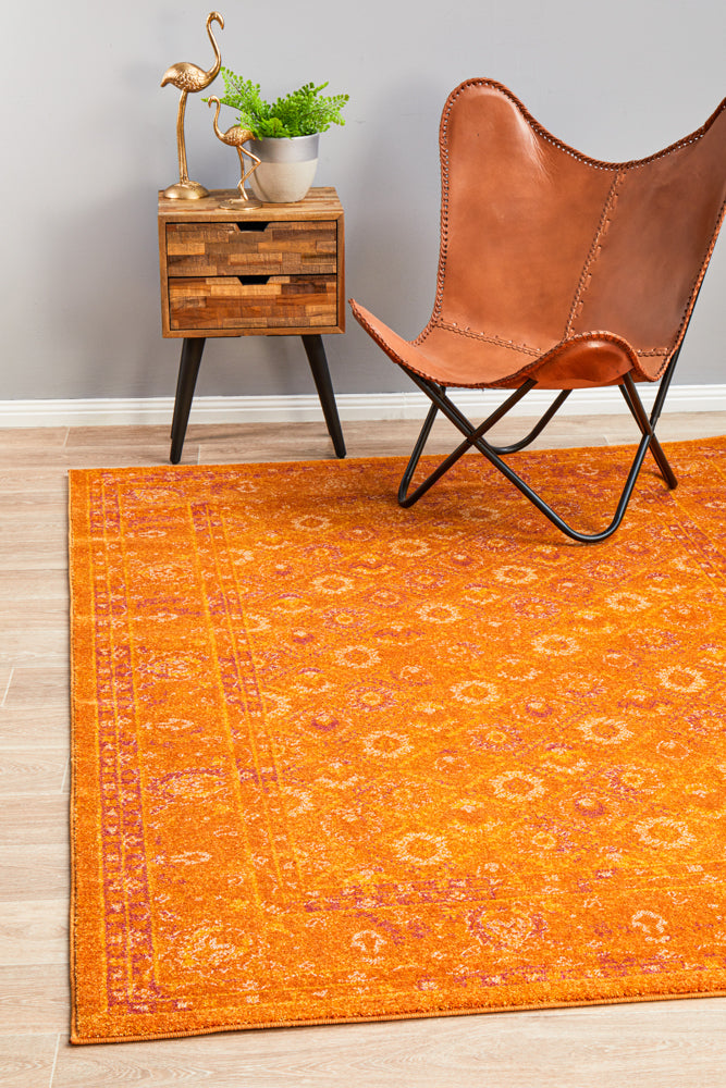 Radiance 444 Burnt Orange Rug Rug Culture