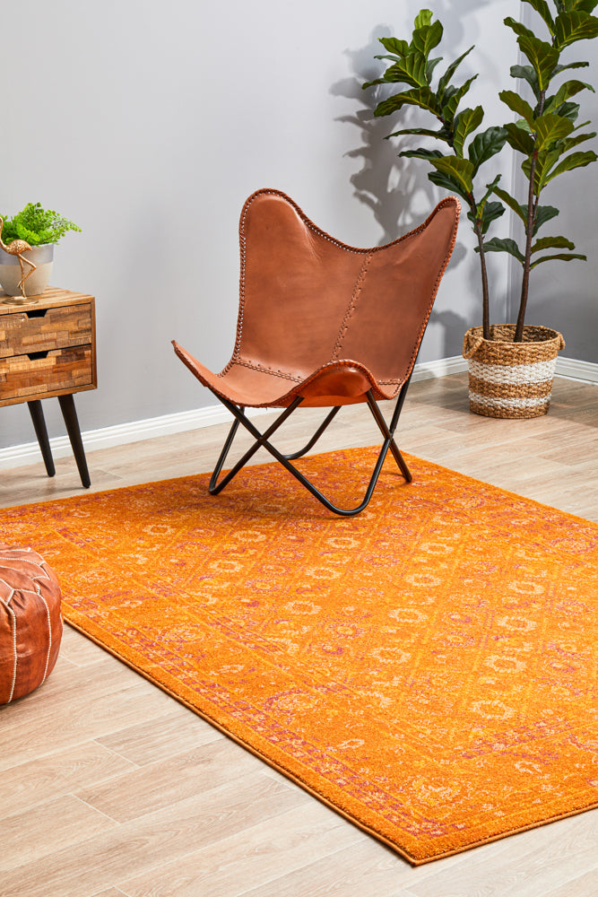 Radiance 444 Burnt Orange Rug Rug Culture
