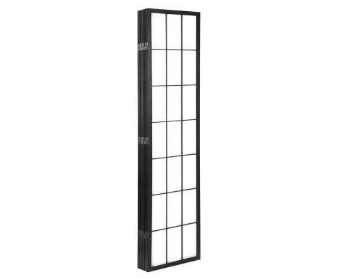 6 Panel Room Divider Screen Privacy Dividers Pine Wood Stand - Black Artiss