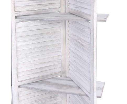 Room Divider Privacy Screen Foldable Partition Stand 4 Panel - White Artiss