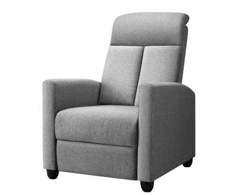 Recliner Chair Luxury Lounge Sofa Single Armchair Padded Accent Chairs Artiss