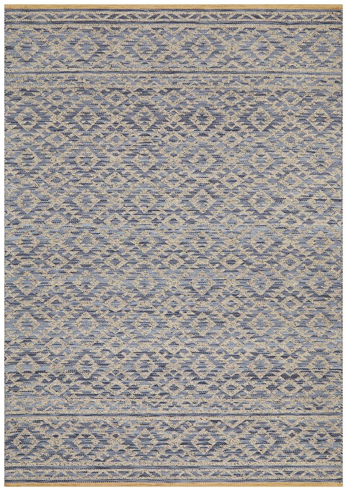 Relic Harvey Blue Natural Rug Rug Culture