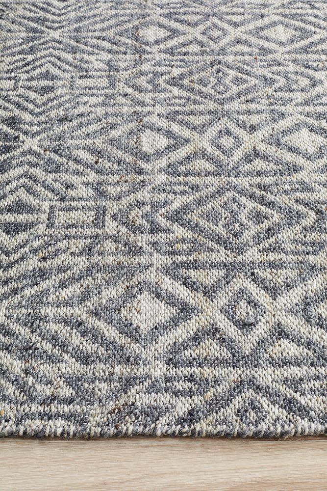 Relic Sammy Graphite Cobolt Rug Rug Culture