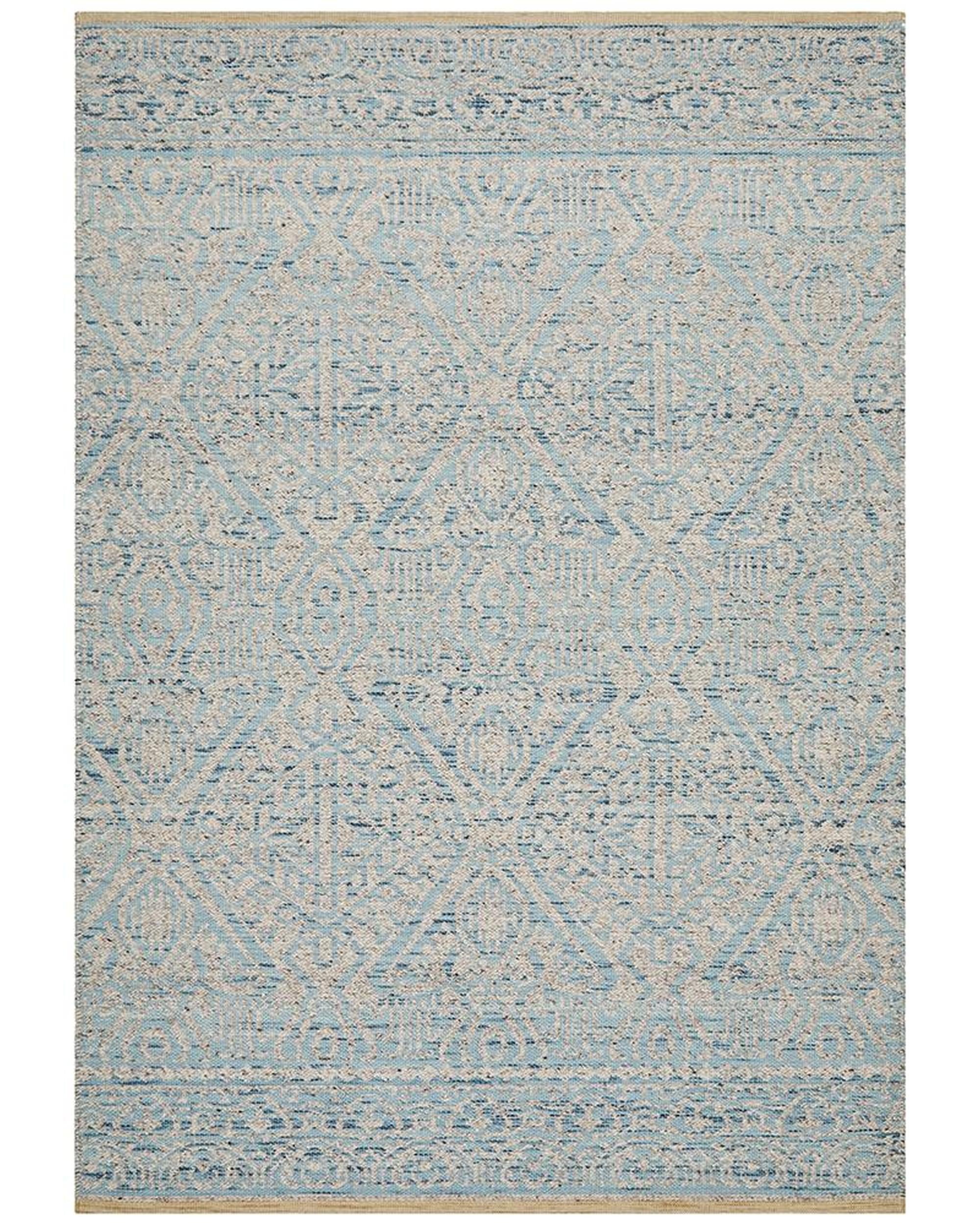 Relic Hunter Blue Grey Rug Rug Culture