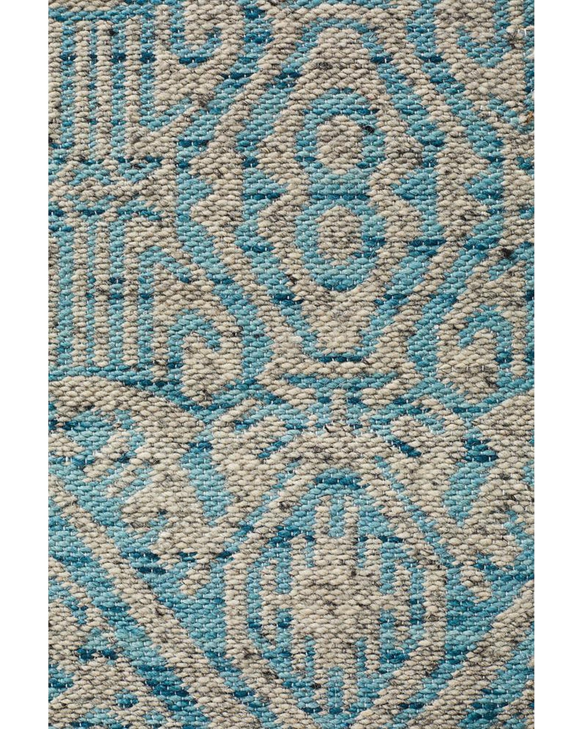 Relic Hunter Blue Grey Rug Rug Culture
