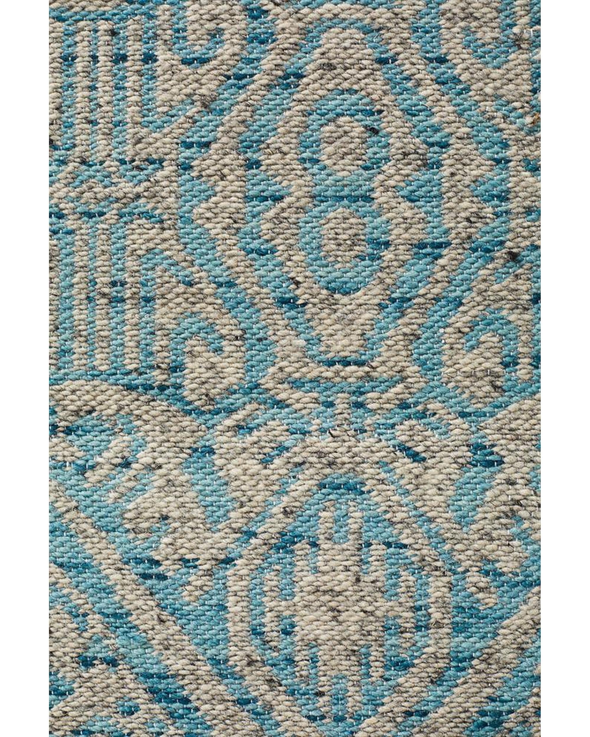 Relic Hunter Blue Grey Rug Rug Culture
