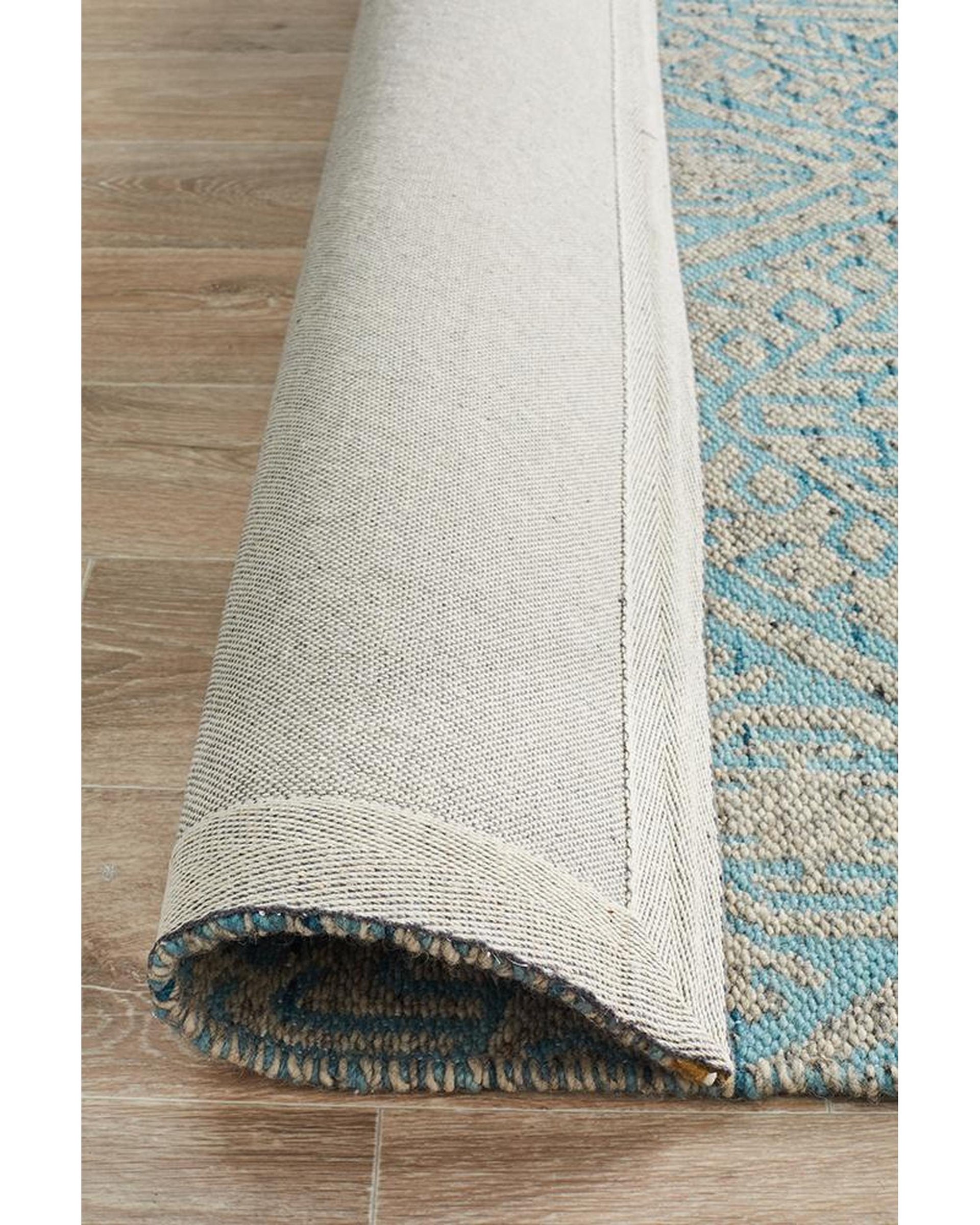 Relic Hunter Blue Grey Rug Rug Culture