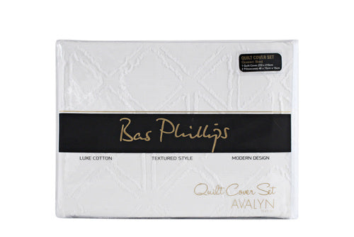 Bas Phillips Avalyn Quilt Cover Set Bas Phillips