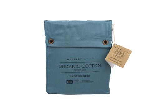 Odyssey Living Organic Cotton Sheet Sets - Teal Odyssey Living