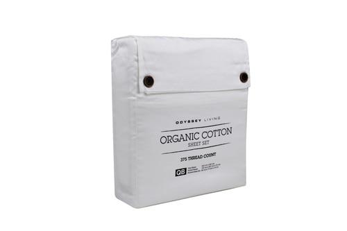 Odyssey Living Organic Cotton Sheet Sets - White Odyssey Living